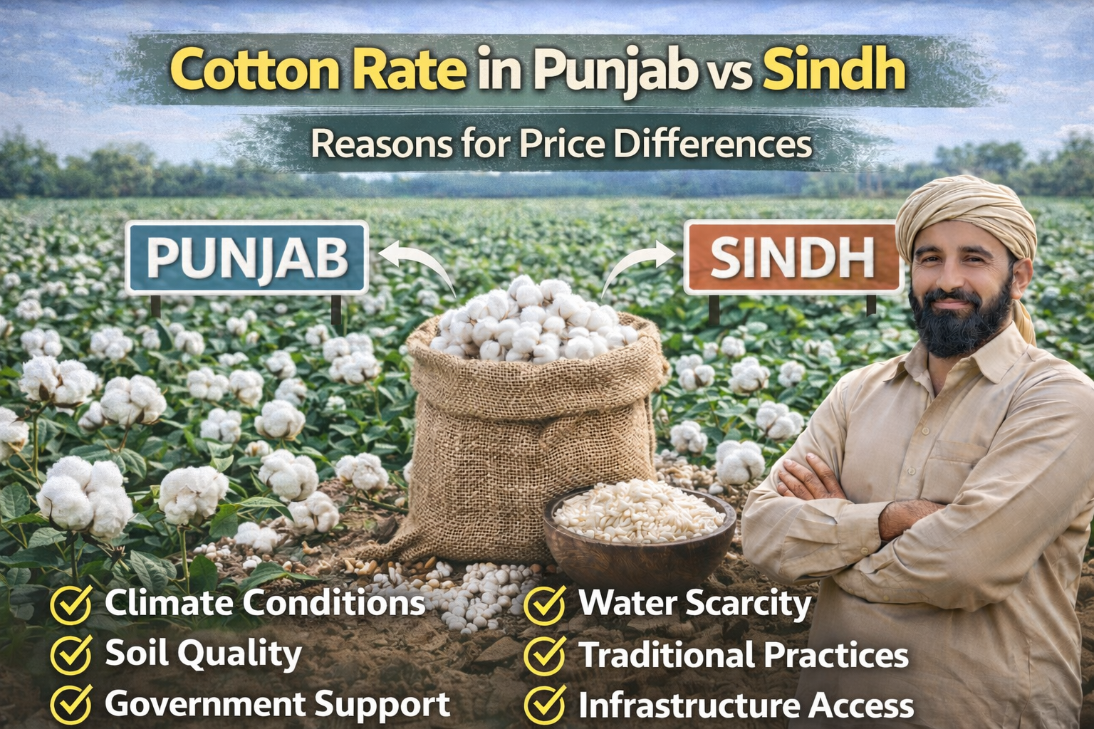 Why Is Cotton Price Different in Punjab and Sindh Today?