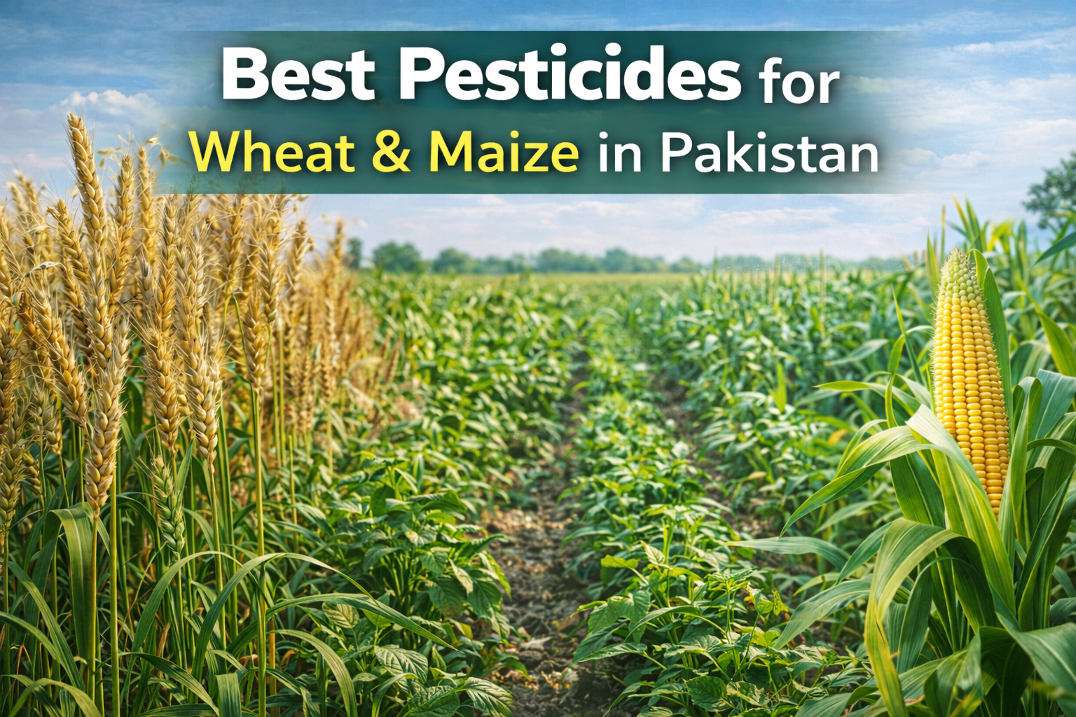 Best Pesticides for Wheat & Maize — Complete Spray Guide (Pakistan)