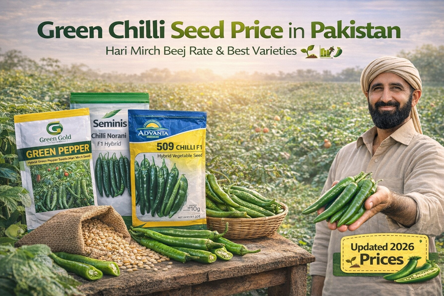Green Chilli Seed Price in Pakistan – Hari Mirch Beej Rate & Best Varieties
