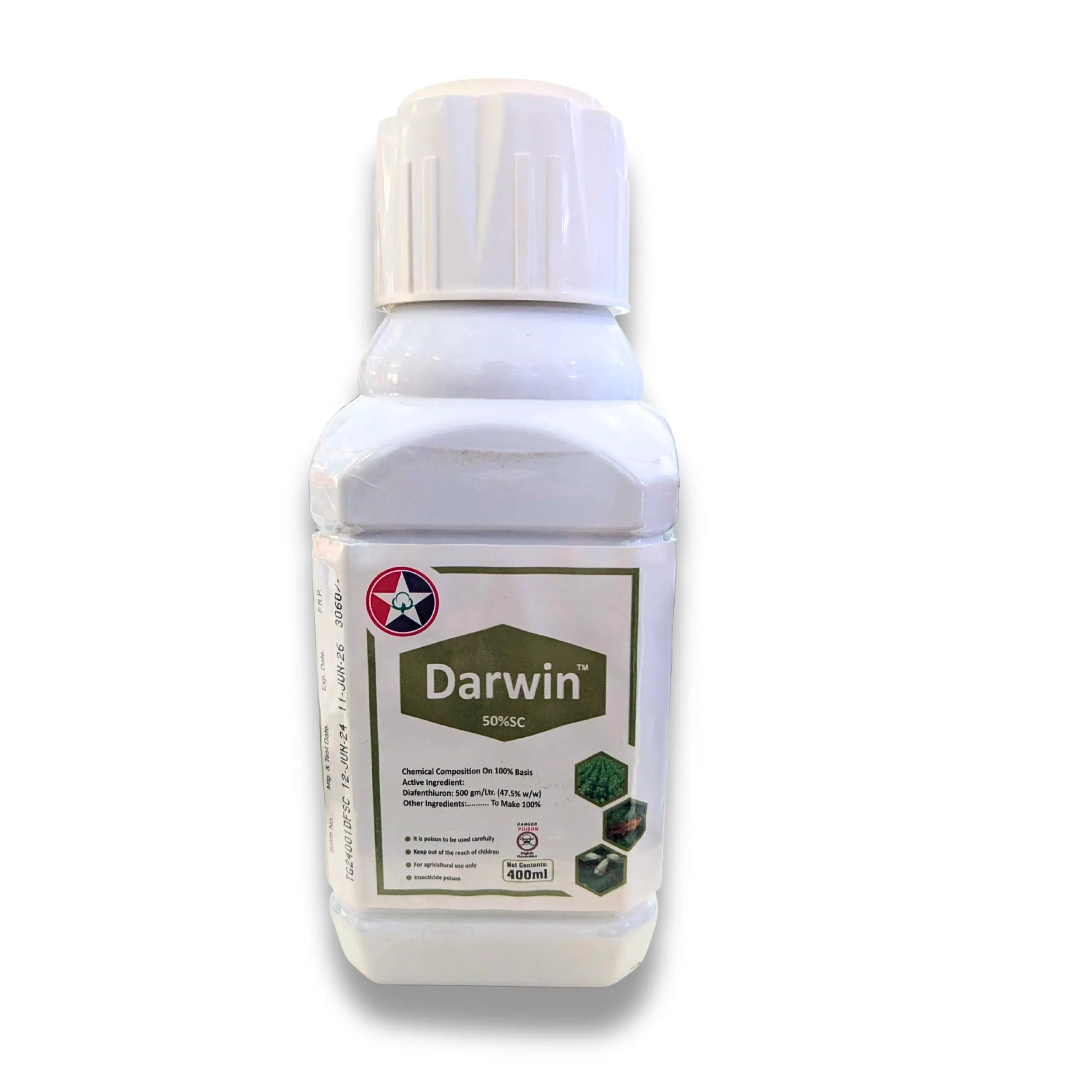Darwin 50%SC Insecticide – Diafenthiuron 500g/L by Tara Group | 400ml Broad-Spectrum Pest Control for Healthy Crop Growth