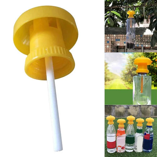 Fruitfly Trap 1pc Fruit Fly Traps Reusable Plastic Bottle Top Trap Fly Catcher Pest Insect Control For Indoor And Outdoor Farm Orchard Phal ki Makhi Brand of IR Farm