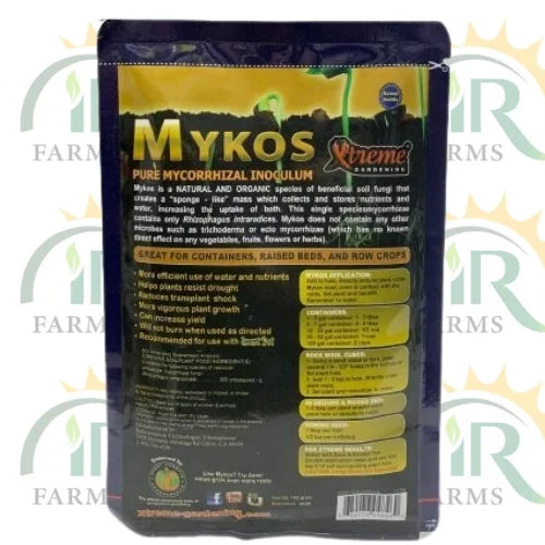 Mykos 100gm Pure Mycorrhizal Inoculum Roots Mykos Mycorrhizae فائدہ مند مٹی کی فنگس کی ایک قدرتی اور نامیاتی نسل ہے جو A پیدا کرتی ہے۔
