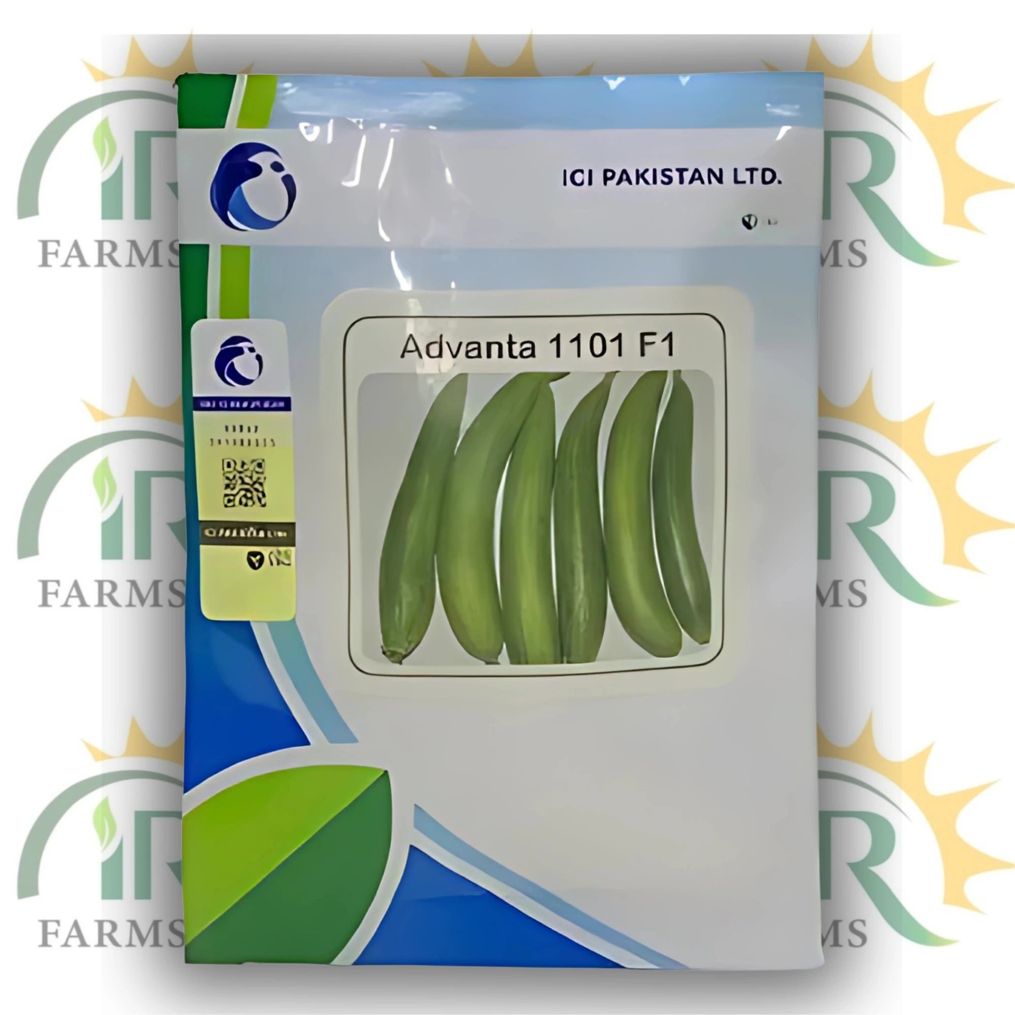 Advanta 1101 F1 Sponge Gourd Hybrid Seeds 50gm - زیادہ پیداوار اور وائرس مزاحم | آئی سی آئی پاکستان