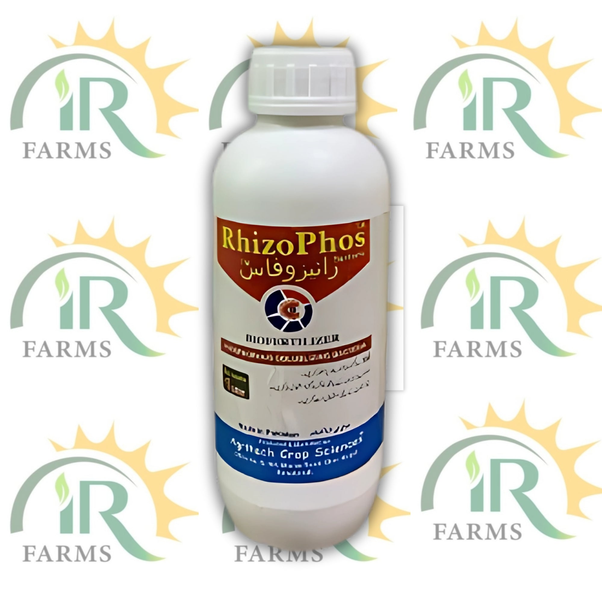 Rhizophos fertilizer bottle for phosphorus enhancement