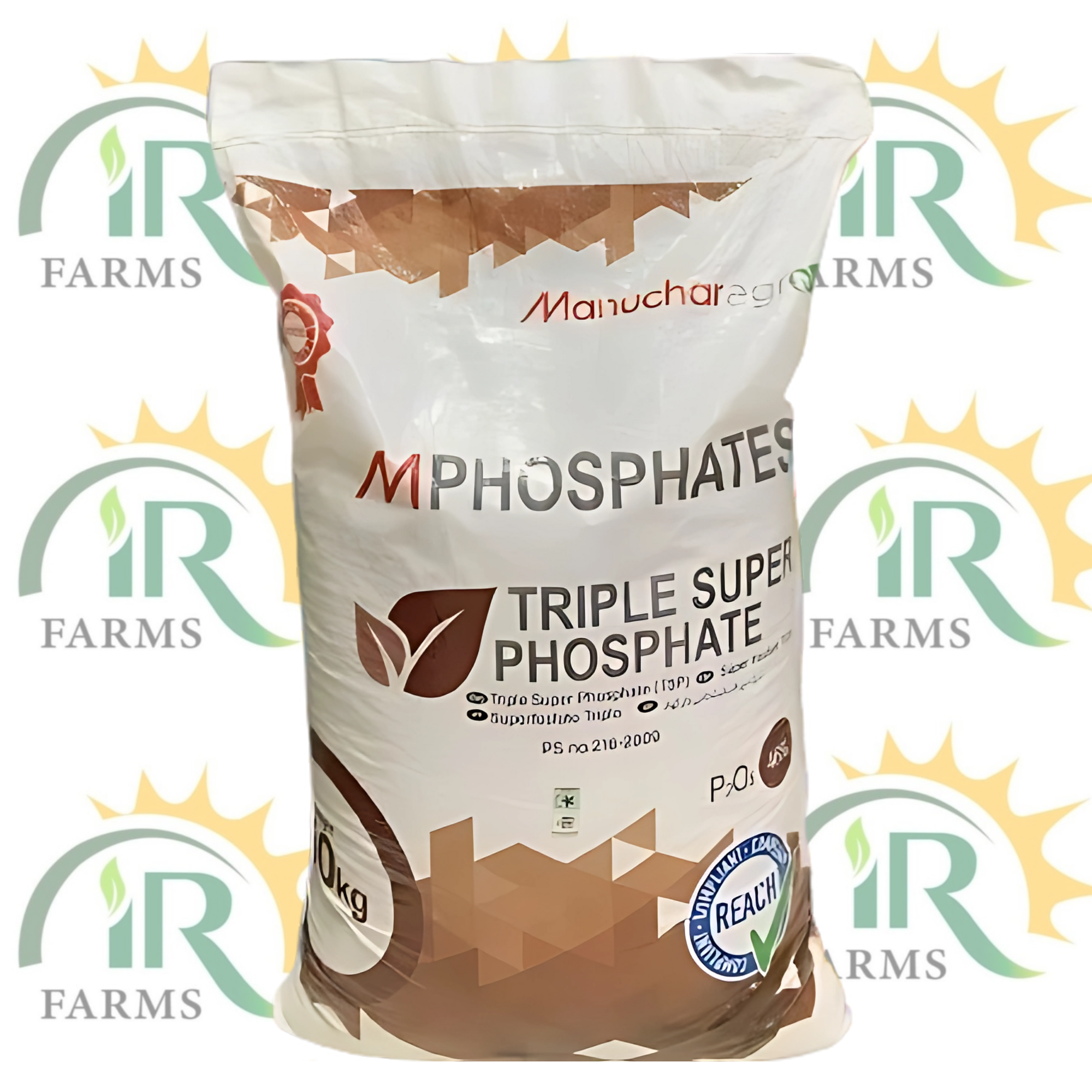 TSP 50kg Triple Super Phosphate for all crops and plants Imported Manuchar fertilizer P2O5 46 Percent phosphorus