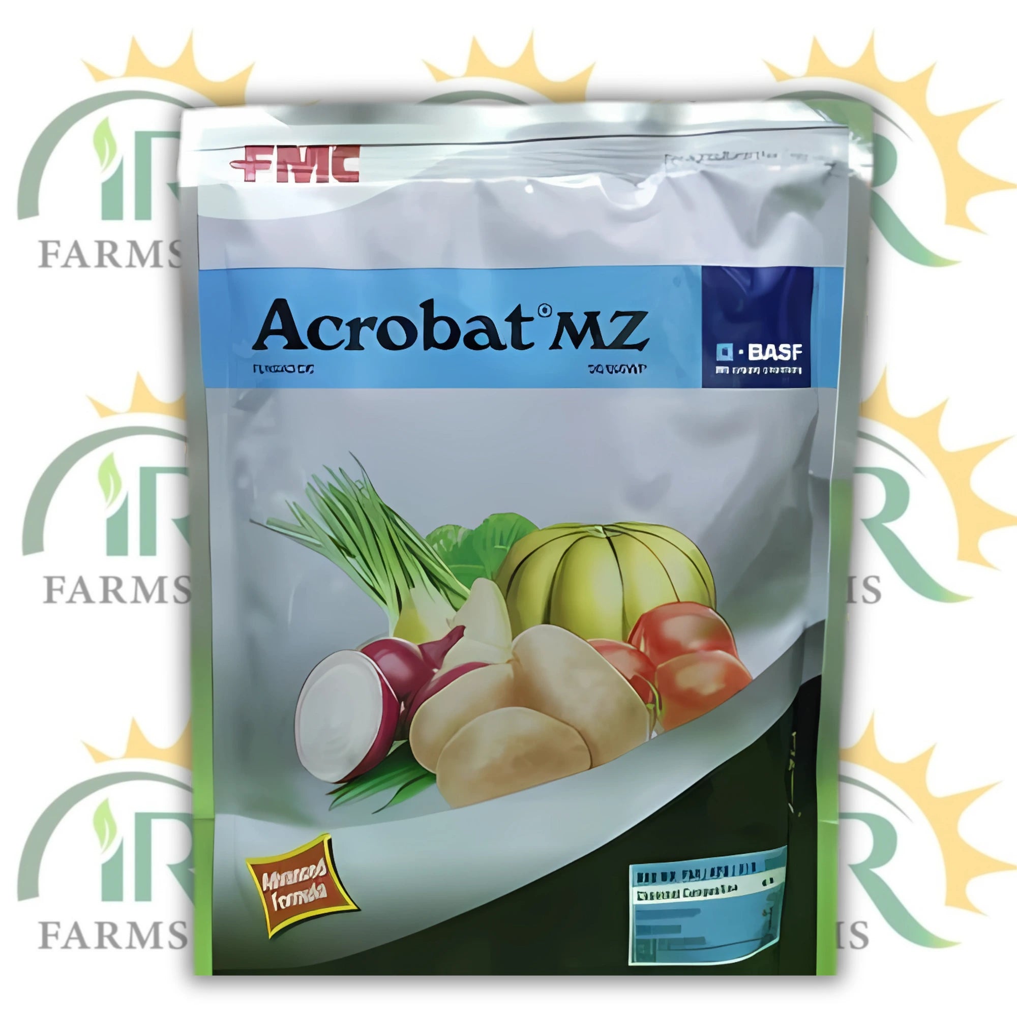 ایکروبیٹ ایم زیڈ 90/600 ڈبلیو پی فنگسائڈ – 1 کلوگرام | FMC | Dimethomorph + Mancozeb برائے بلائیٹ اور پھپھوندی