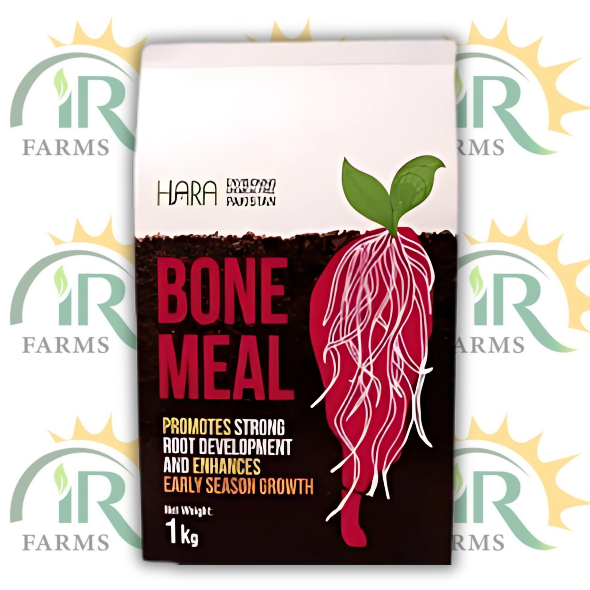 ہڈیوں کا کھانا 1kg - نامیاتی جڑوں کو بڑھانے والا اور نمو بڑھانے والا | ہارا آرگینک پاکستان