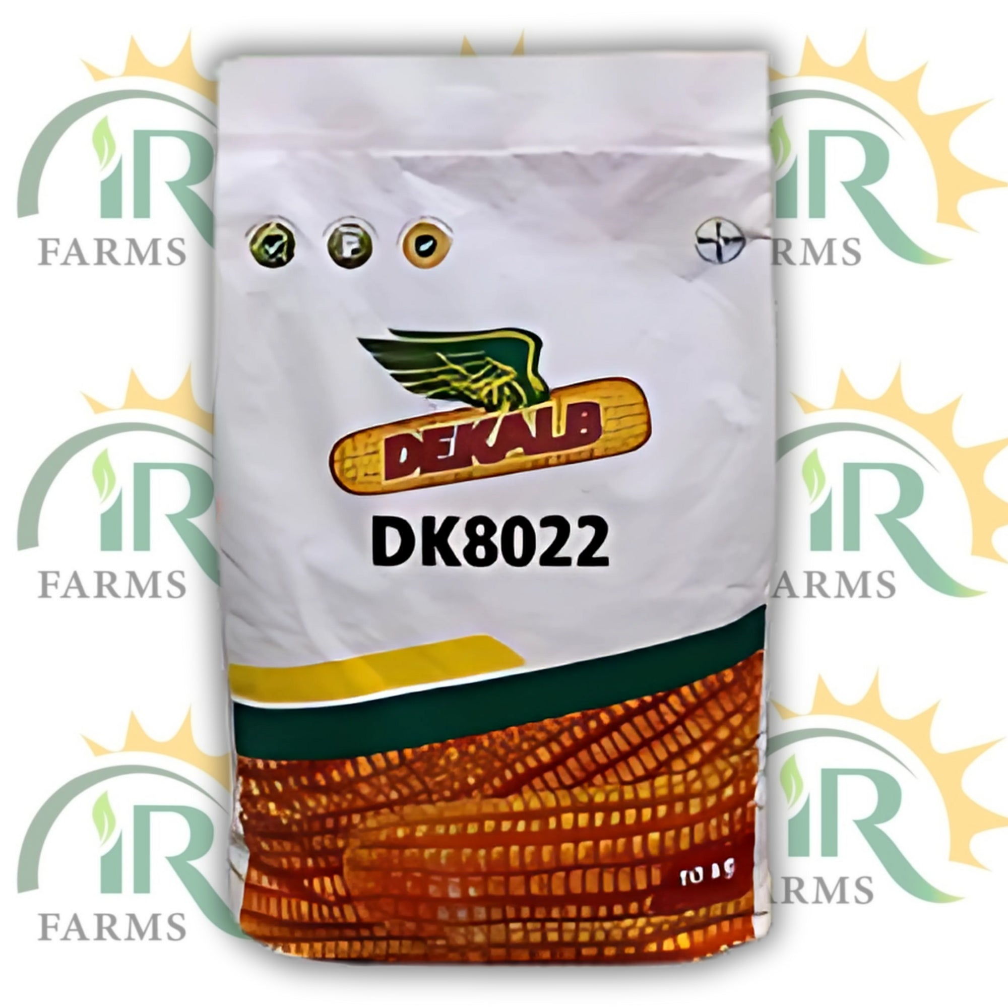 DK8022 ہائبرڈ مکئی کا بیج - 35,000 دانا | بائر ڈیکلب مکئی (موسمی مکئی ہائیبرڈ)
