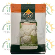 hybrid cauliflower super white f1 sns seeds