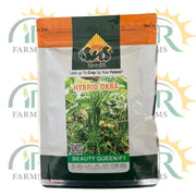 A 100 gram pack of hybrid Okra seeds