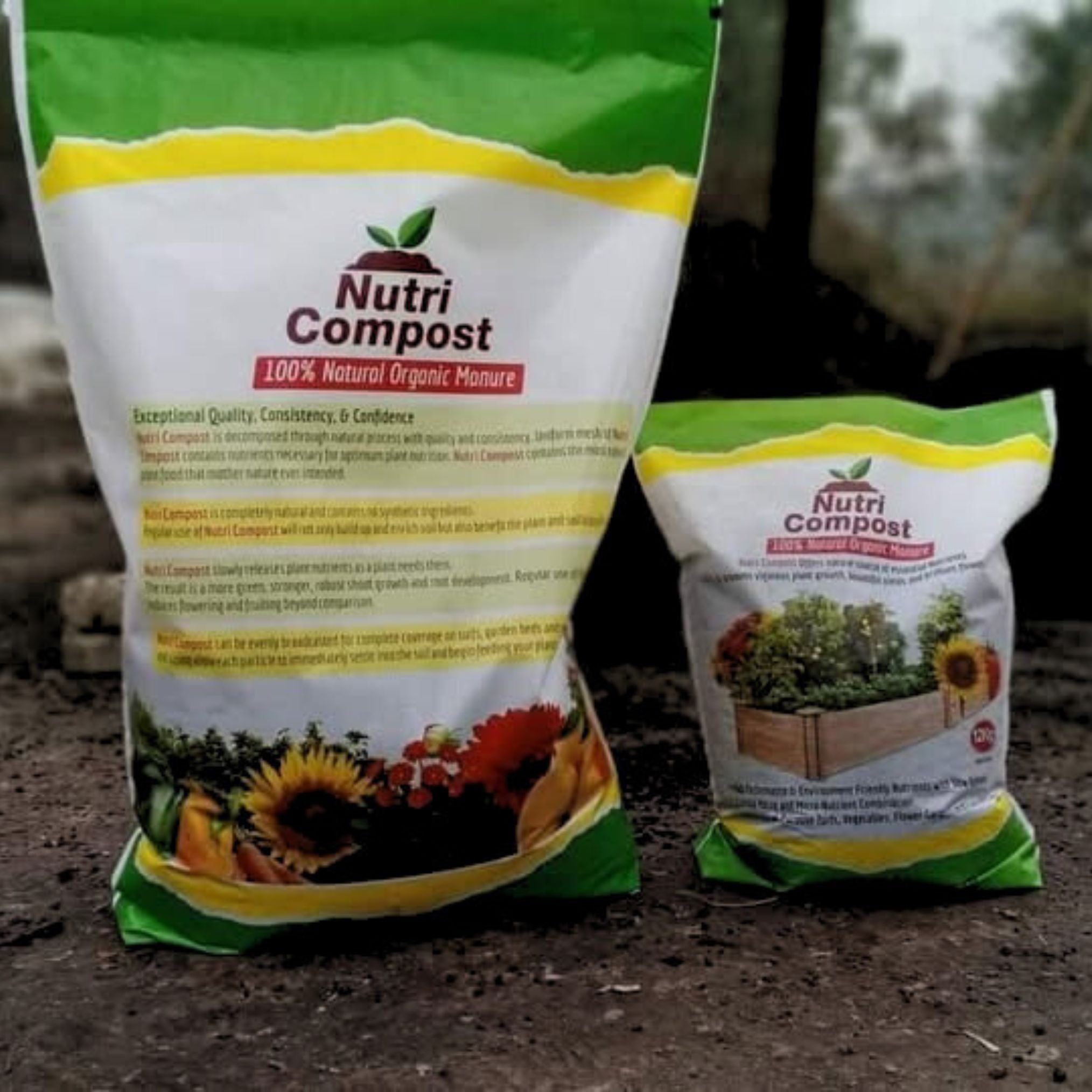 Two bags of Nutri Compost Fertilizer