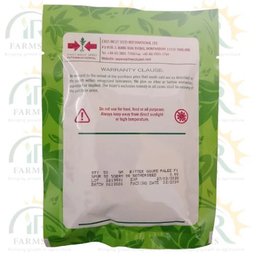 palee f1 hybrid bitter gourd seed instructions