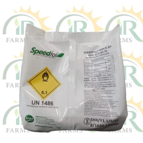 speedfol high k sp npk 10 10 40 + te 1 kg soluble ir farm