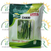 Sponge Gourd Chikni Seeds – 100gm | High-Yield Hybrid Vegetable Seeds | Green Gold
