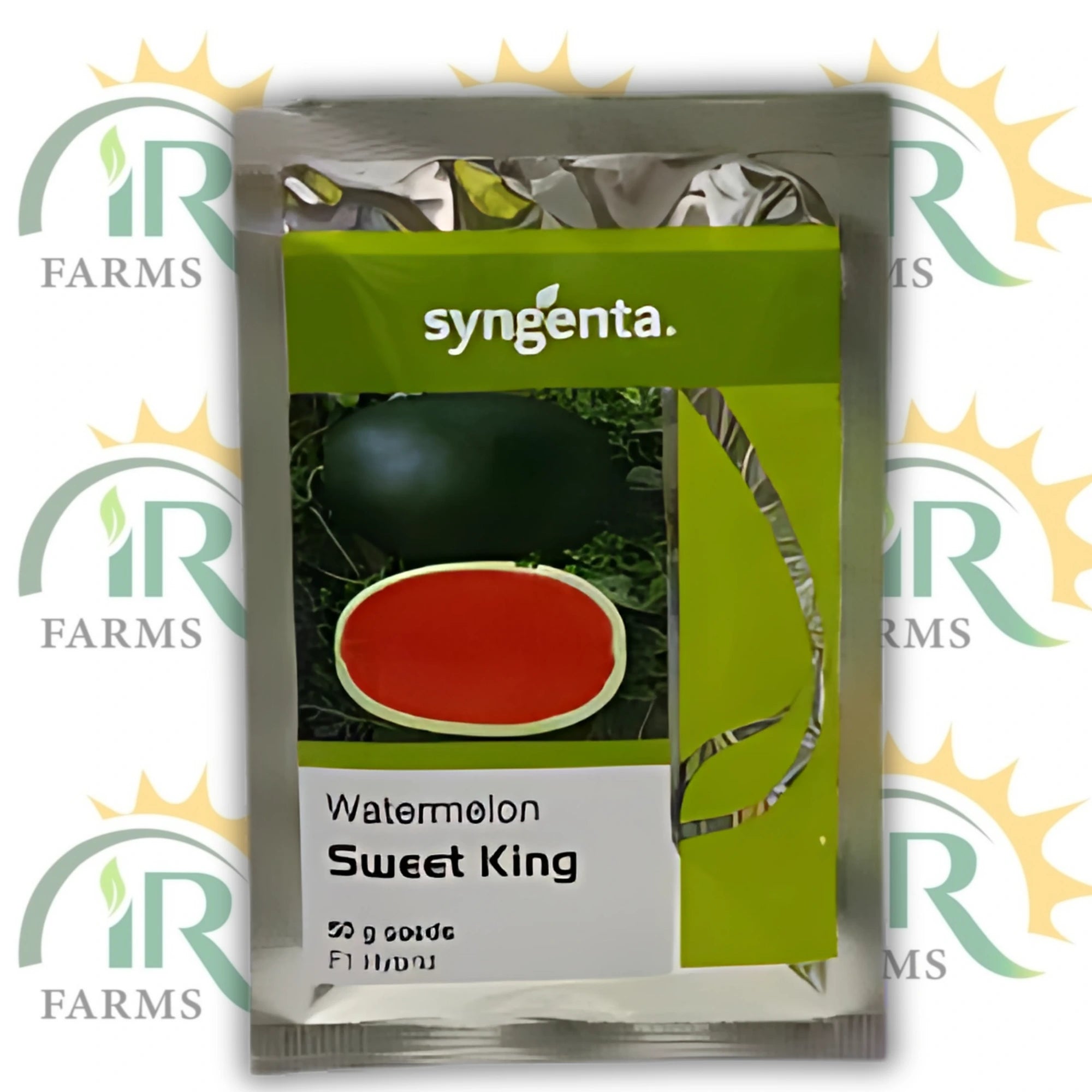 Sweet King F1 Hybrid Watermelon Seeds 50GM – Syngenta | Premium Tarbooz Beej from Thailand