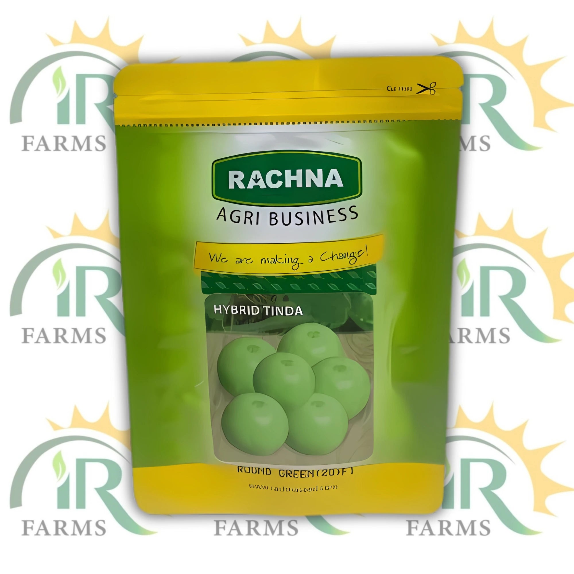 Tinda 50GM – Rachna Hybrid Tinda F1 Round Gold Special | High-Yield Vegetable Seeds