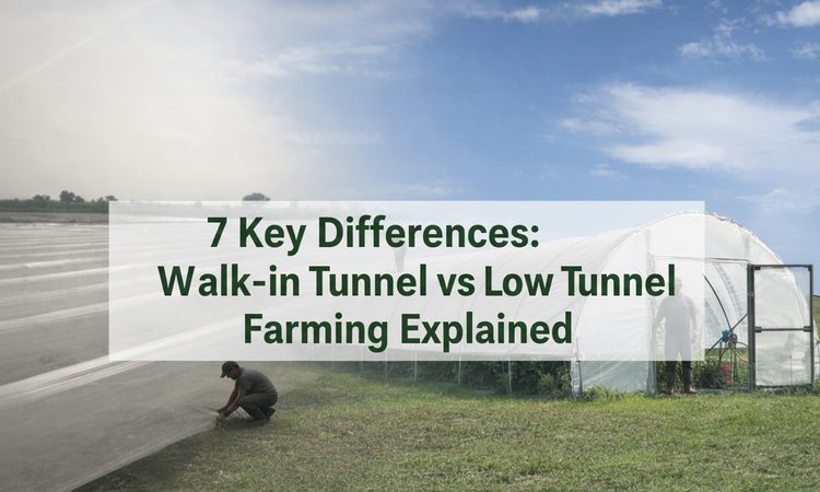7 Key Differences: Walk-in Tunnel vs Low Tunnel Farming Explained