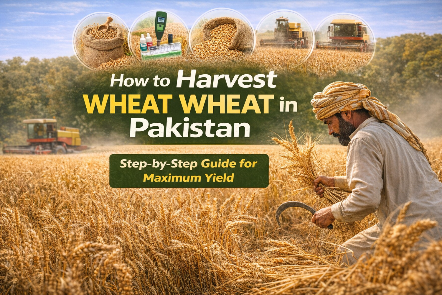 How to Harvest Wheat in Pakistan: Step-by-Step Guide for Maximum Yield