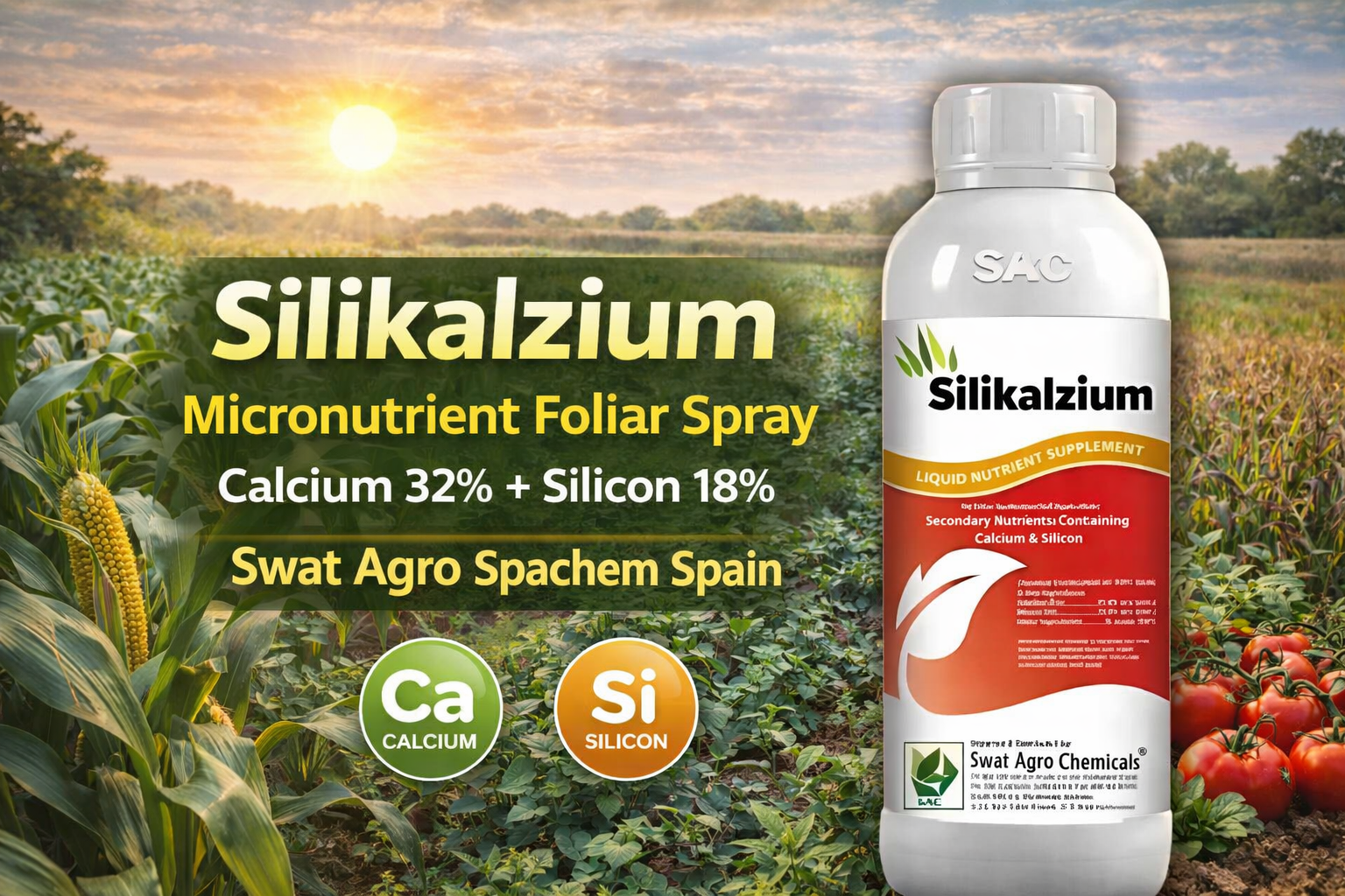 Silikalzium Micronutrient Foliar Spray – Calcium 32% + Silicon 18%