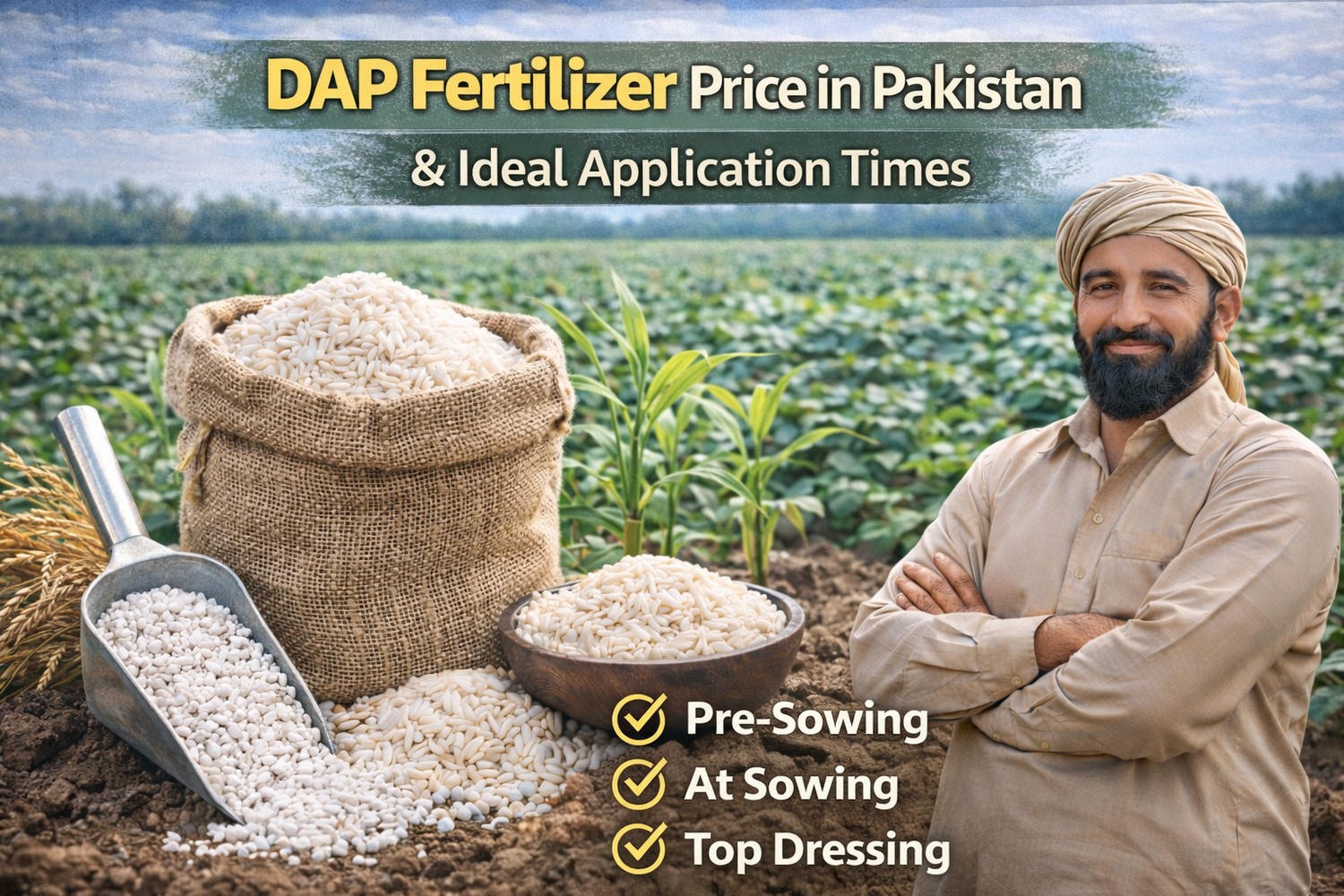 What Is the DAP Fertilizer Price in Pakistan Today and When Should You Apply It?