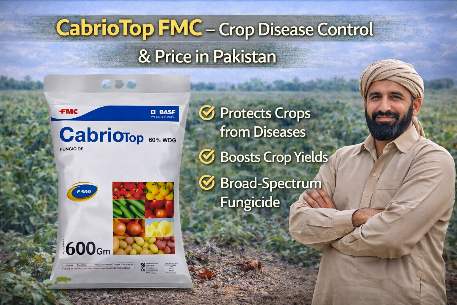 Cabriotop FMC – Fungicide Uses and Price in Pakistan