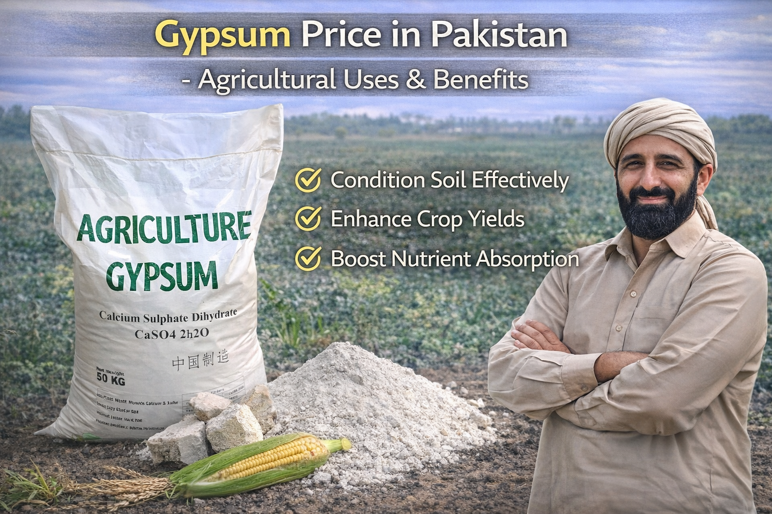 Gypsum Price in Pakistan – Agricultural Uses and Benefits Explained