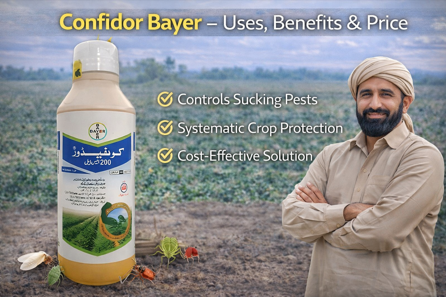 Confidor Bayer – Insecticide Uses, Benefits & Price Guide – IR Farm ...