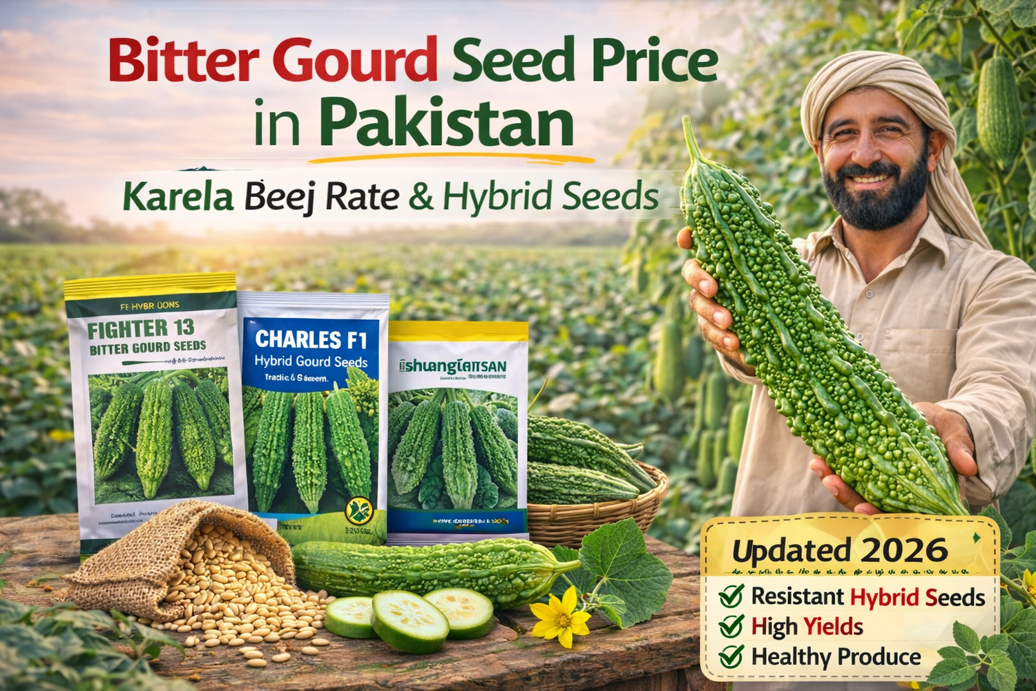 Bitter Gourd Seed Price in Pakistan – Karela Beej Rate and Hybrid Seeds