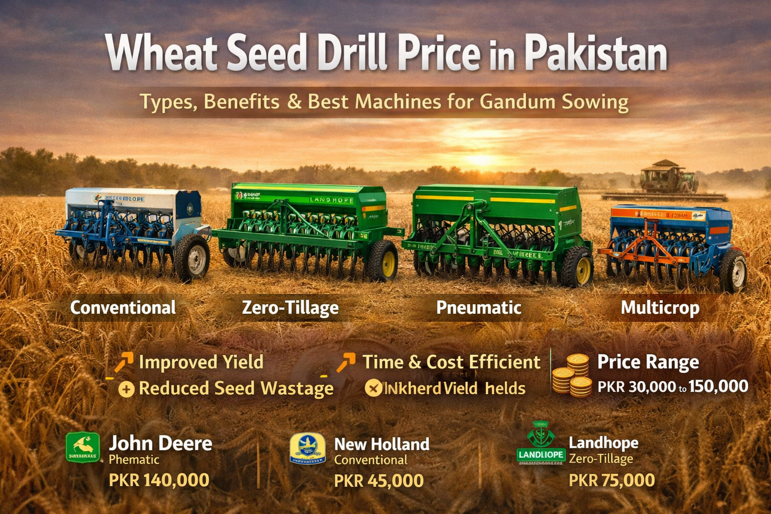 Wheat Seed Drill Price in Pakistan – A Comprehensive Guide to Types and Benefits