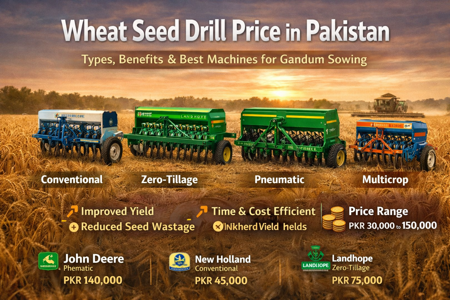 Wheat Seed Drill Price in Pakistan – A Comprehensive Guide to Types and Benefits