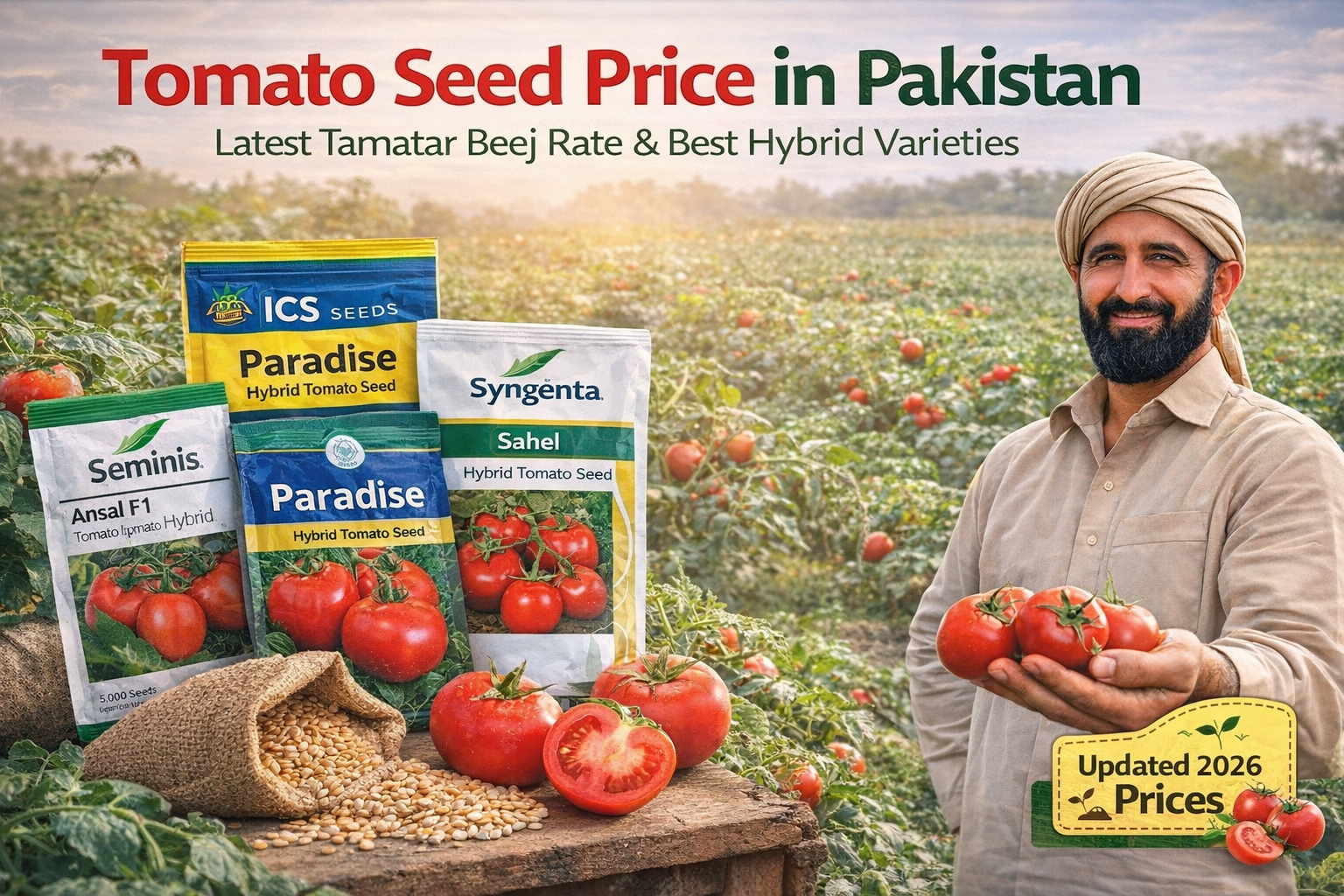 Tomato Seed Price in Pakistan – Latest Tamatar Beej Rate &amp; Varieties