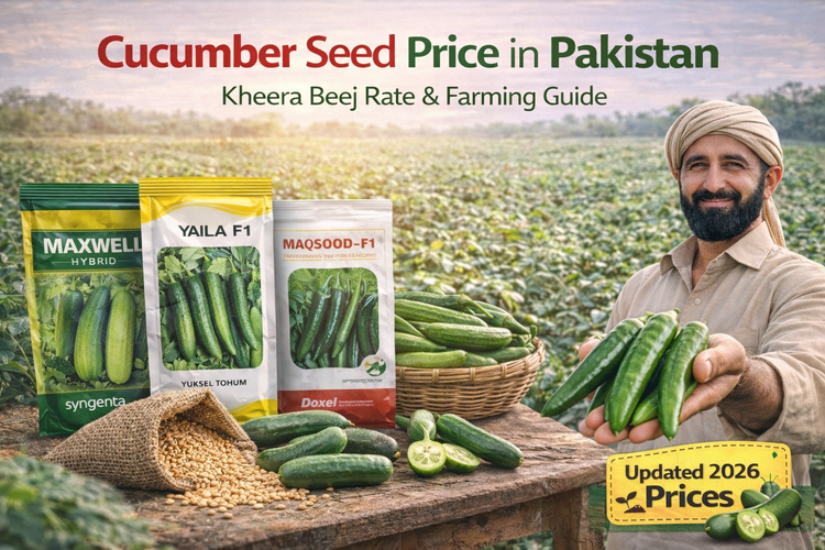 Cucumber Seed Price in Pakistan – Kheera Beej Rate &amp; Farming Guide