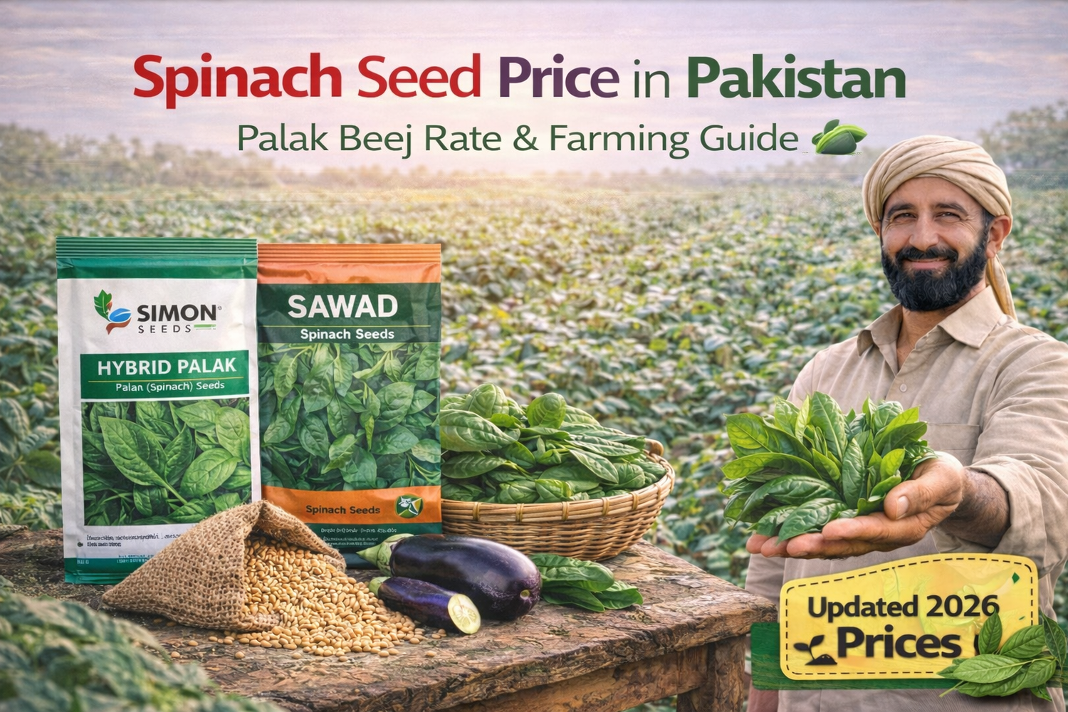 Spinach Seed Price in Pakistan – Palak Beej Rate and Growing Guide