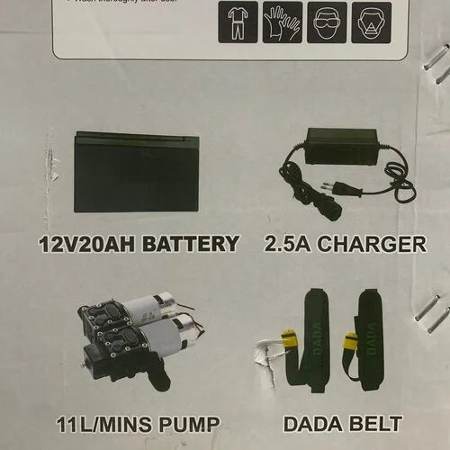 12v 20amp/18amp Electric Knapsack Battery Sprayer Double Pump Dada Charging Spray Machine Spray Pump (lion) (tiger) - IR Farm