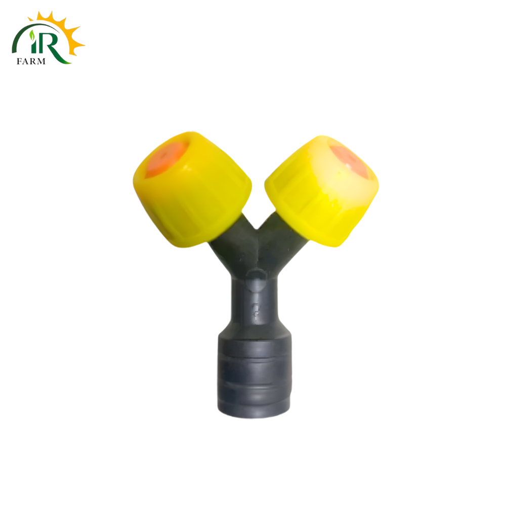 1PC Spray Nozzles Plastic Outer Thread for Weed Sprayer & Pest Control Best Double Spray Nozzle