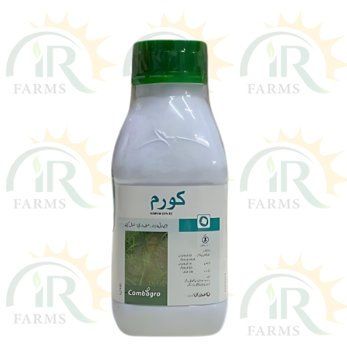 Korum 25EC 480ML Herbicide for Ghora gass and narrow leafs in rice field Green sons Cyhalofop-butyl + Metamifop Combagro Evyol Group IR Farm