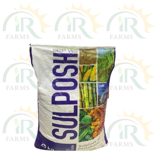 Sulposh Sop WS 25kg FULLY SOLUBLE - Eversol SOP Potash 50 Sulphur 18 Taiwan Sesoda corporation Fertilizer IR Farm