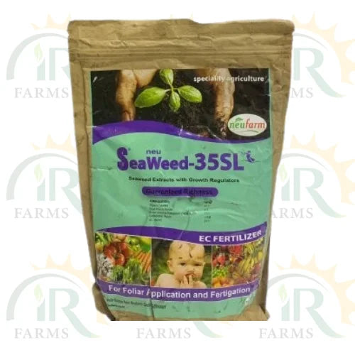 Seaweed 35sl 1kg Sea Weed Extracts With Growth Regulators Organic Matter 47.1 Alginic Acid 2.3 Potassium Oxide K2o 17.1 Gibberellic Acid < 0.8 Ec(ds/m) 21.1 Neufarm Amino Acid