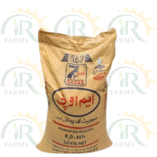 Mop 50kg Muriate Of Potash Potassium United Agro Fertilizer / Barkat Fertilizer 7 Star Fertilizers IR Farm