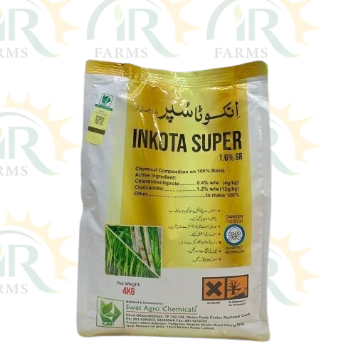 Inkota Super 1.6GR Granular Insecticide Chlorantraniliprole + Clothianidin For Maize, Rice and Sugarcane Borers Swat agro chemicals products IR Farm