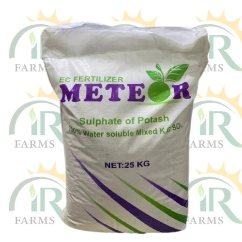 Sop 0-0-50 + So2 18, Powder 25kg Sulfate Of High Quality Potash Macro Nutrient Meteor Germany Potash Ph < 4 پوٹاش Potassium Salfate