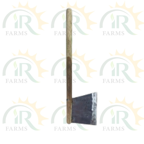 Iron Axe With Beech Wooden Handle 1pc for agricultral use, Heavy Duty Agriculture Usage and Gardening IR Farm