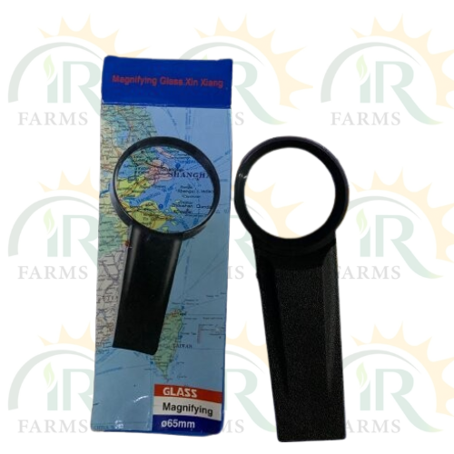 Illuminated Magnifying Glass Black For Plants, Insects And Fertilizer Check 1pc 65mm IR Farm