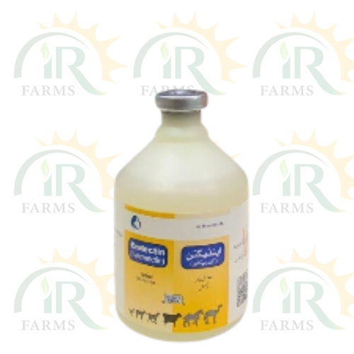 Endectin Injection 100ML Ivermectin 1w/v injection It provides effective control of gastrointestinal nematodes, lungworms, eye worms, warbles, mites and lice of beef and non-lactating dairy cattle, buffalo, goat and camel. LCI ICI Vet Products IR Farm