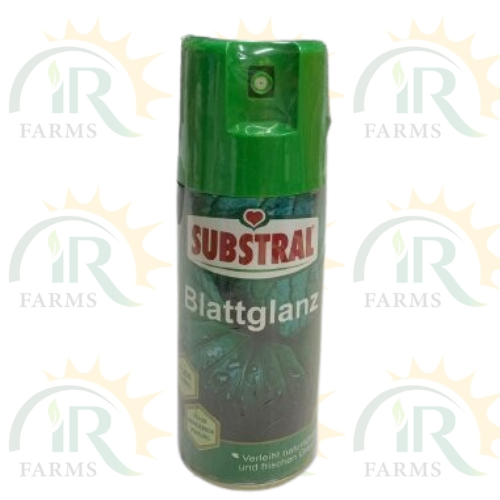 Substral Leaf Gloss Spray, Removes Limescale Edges and Dust Coverings, Dust-Repellent, for All Green Plants, 200ML Evergreen Garden Care GmbH Leaf Shiner IR Farm