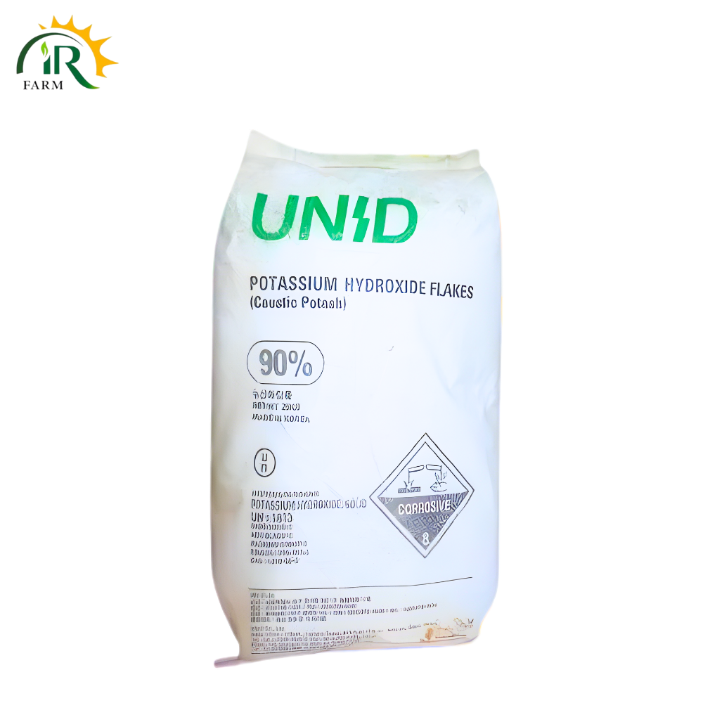 Potassium Hydroxide Flakes (Caustic Potash) 90 Percent for Effective Soil Nutrition
