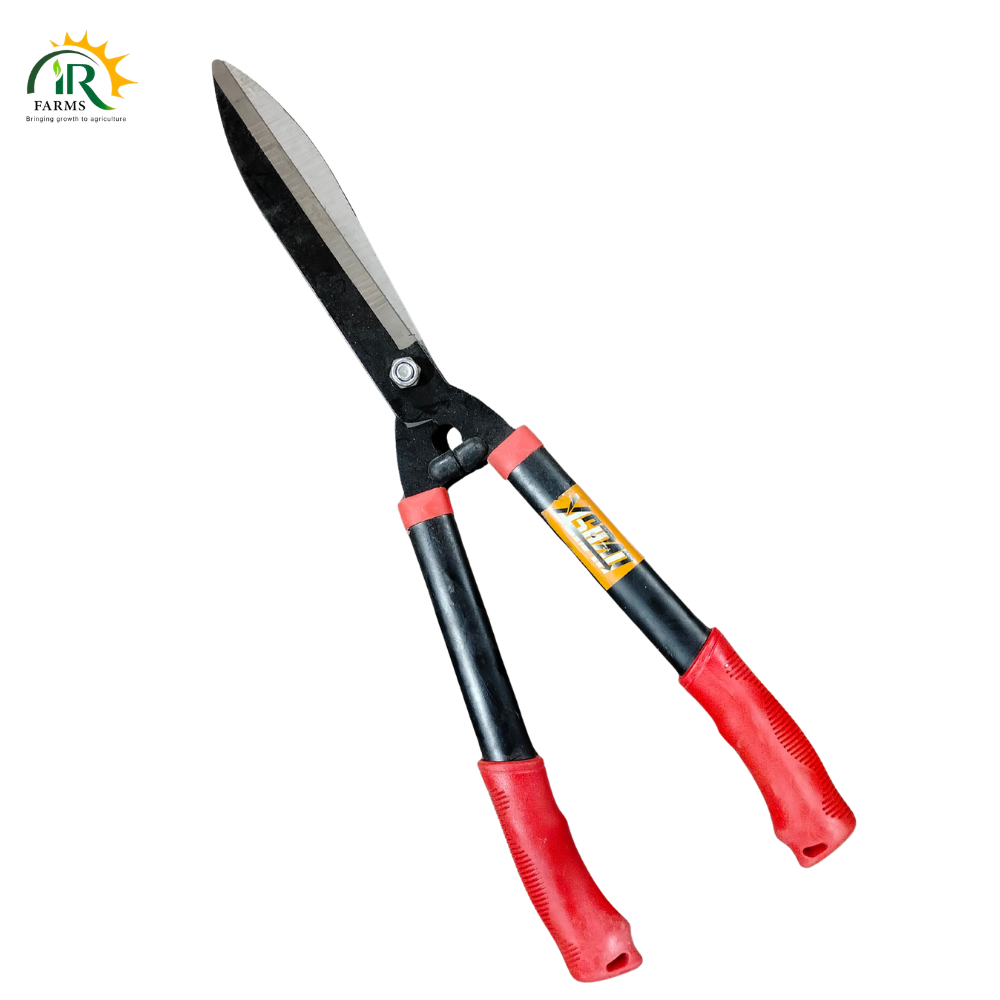 Black Hedge Shear with Sharp Blades - Powerful Garden Trimming Tool for Clean Cutting