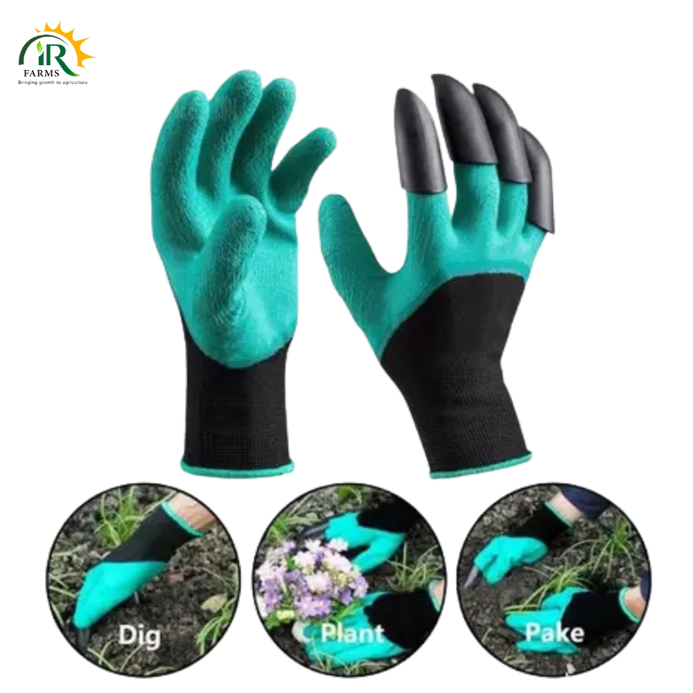 Gardening Gloves with Claws - Protective Garden Gloves for Safe and Comfortable Gardening