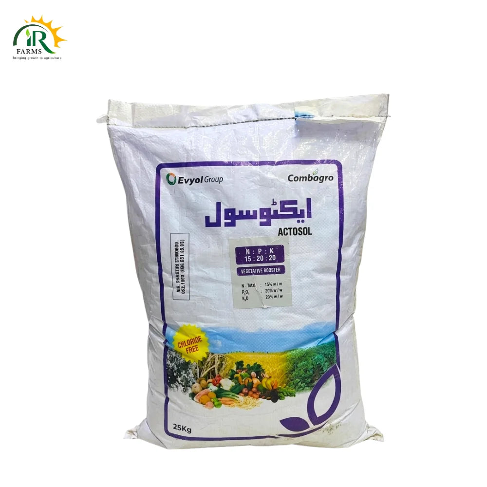 Actosol Npk Fertilizer 15 20 20 By Evyol Group