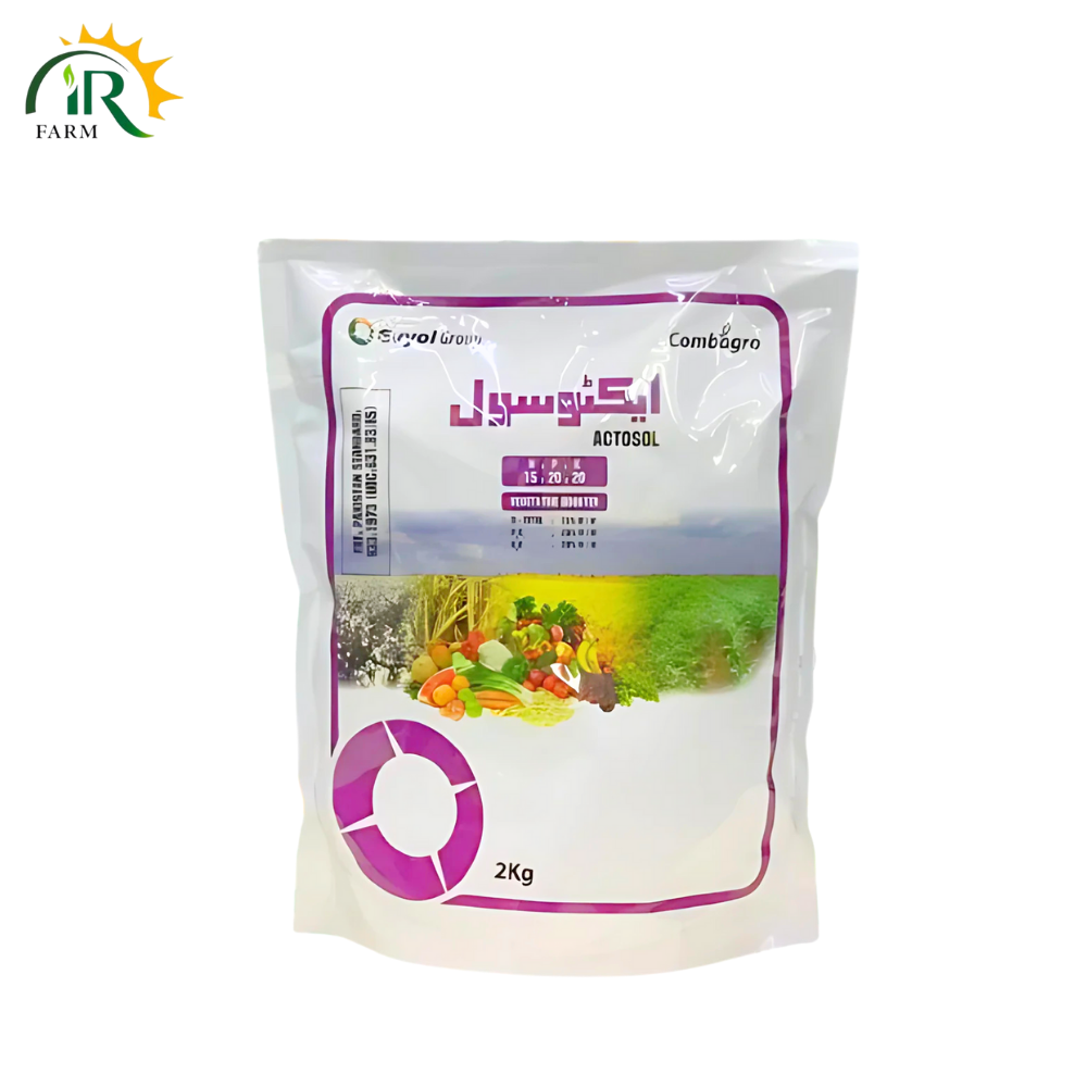 Actosol NPK 15-20-20 Foliar Spray – 2kg | Combagro Kanzo | این پی کے | Evyol Group